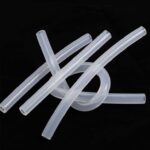 Replacement Straws for   12 Ounce Bottle, 8 Sets(8 pcs Silicone  Straws, 8 pcs Silicone Straw stems and 2pcs Straw Cleaning Brushes)