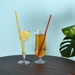 12-Pack Glitter Reusable Clear Plastic Straws, 11" Long Hard Tumbler Replacement Drinking Straws for 16 OZ 20 OZ 30 OZ , ,  Tumblers with Cleaning Brush