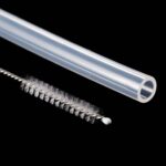 8 Pieces 6.7 Inch Replacement Straws Set for 12 Oz, 16 Oz, 18 oz and 20 oz Bottle with 4 Pieces Straw Cleaning Brushes for Wide Mouth Bottle Accessories